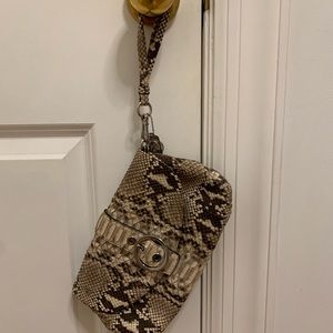 Coach Bag Clutch Snake Skin
